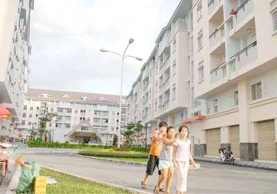 A low cost apartment block in eastern HCMC (Photo: SGGP)